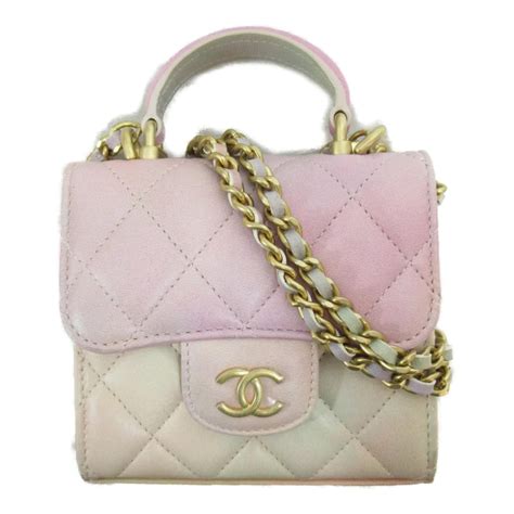 borsa chanel rosa piccola